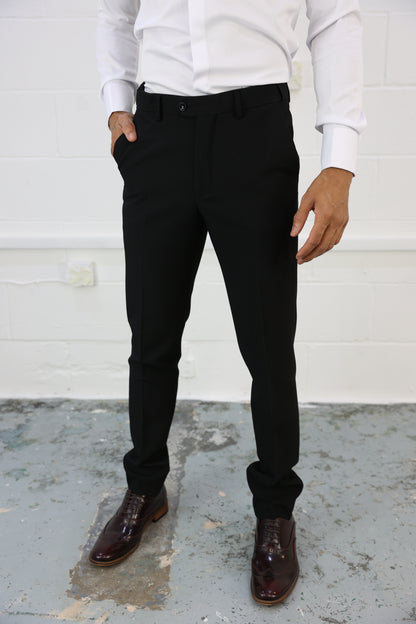 Diablo Black Stretch Trouser | Top Choice For Mix & Match Suits 🥇