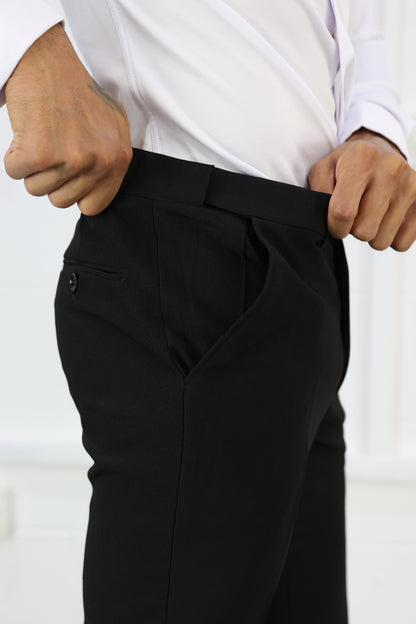 Diablo Black Stretch Trouser | Top Choice For Mix & Match Suits 🥇