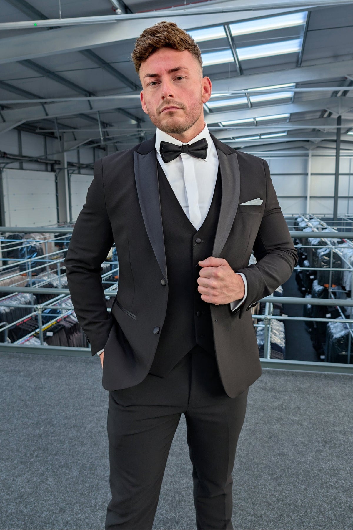Diablo Black Three Piece Tuxedo