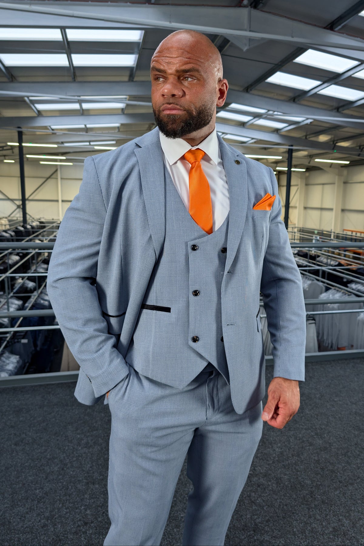 Charles Sky Three Piece Suit